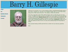 Tablet Screenshot of barryhgillespie.com